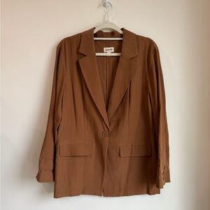Open Edit Nordstrom Classic Tan Blazer
